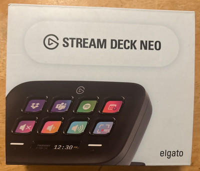 Elgato Stream Deck Neo 8-Keys (10GBJ9911) - Black... FREE S&H!