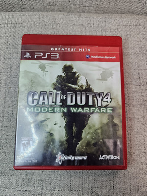 Call of Duty 4: Modern Warfare Greatest Hits (PlayStation 3 2010) Complete
