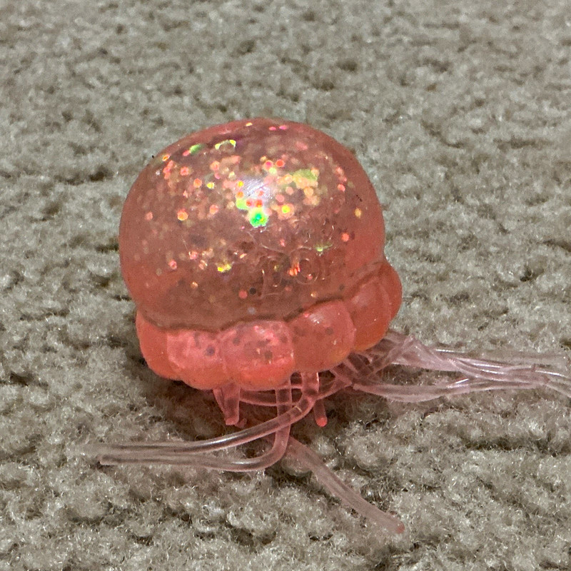 Pink Glitter Jellyfish Needoh