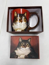 PIGLET SMITH Chill Cat Lang 10 oz Coffee Tea Mug Signed Lowell Herrero 2009