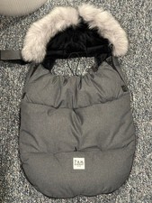 7AM Plush Pod Enfant Tundra Faux Fur POD 50-F Stroller & Car Seat 0-18 Mos. READ