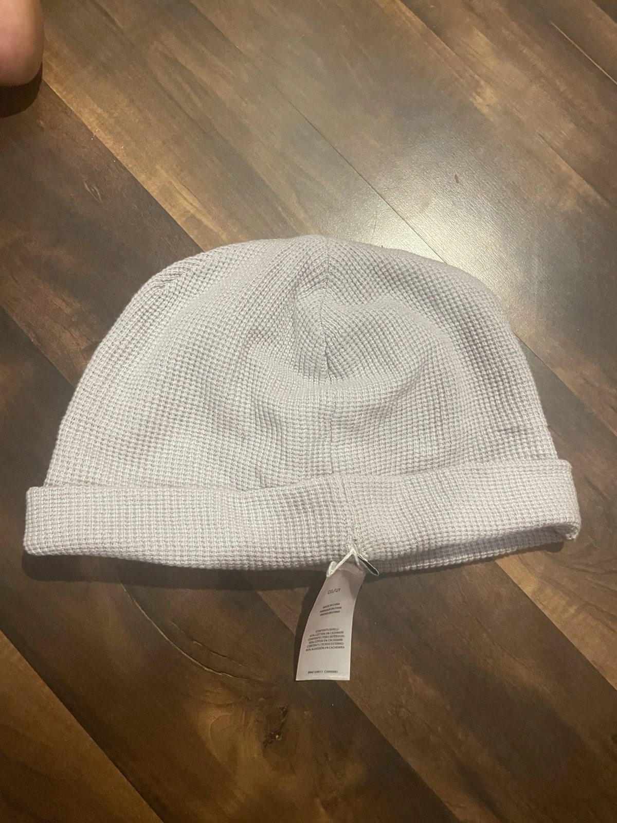 Onia Men’s Winter Beanie Hat Light Gray Sz OS New But No Tag I28