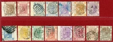 Hong Kong #8/24(15), QV, Watermark CC, Used, SCV $664.00