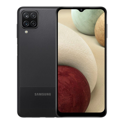 Samsung Galaxy A12 64GB schwarz fairer Zustand entsperrt Android Smartphone