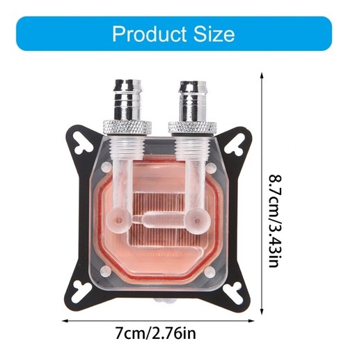Copper GPU Water Cooler Radiator for Computer Video Card Graphics Card Water Coo - Photo 8/8