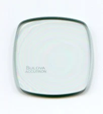 Bulova Accutron 214 Spaceview crystal with gasket case number 7581  "CLARK"