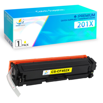 Toner Compatible with HP 201X CF402X Color Laserjet Pro MFP M277dw M277n M252dw