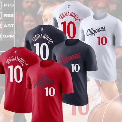 HOT NEW !! Bogdan Bogdanović #10 L.A. Clippers Name & Number Player Fast Ship