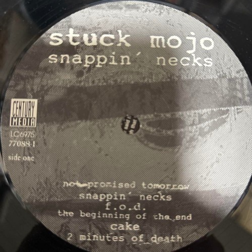 Stuck Mojo / Snappin' Necks 1995 Germany LP Vinyl Century Media Records - Imagen 5 de 5