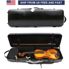 4/4 Violin case composite Carbon Fiber Strong Light Hard Case black 8