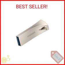 SAMSUNG BAR Plus 64GB - 300MB/s USB 3.1 Flash Drive Champagne Silver MUF-64BE3/