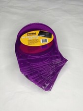 Prism CD 3-Ring Binder Case Holds 1 CD Pack of 21 Purple Cases NOS
