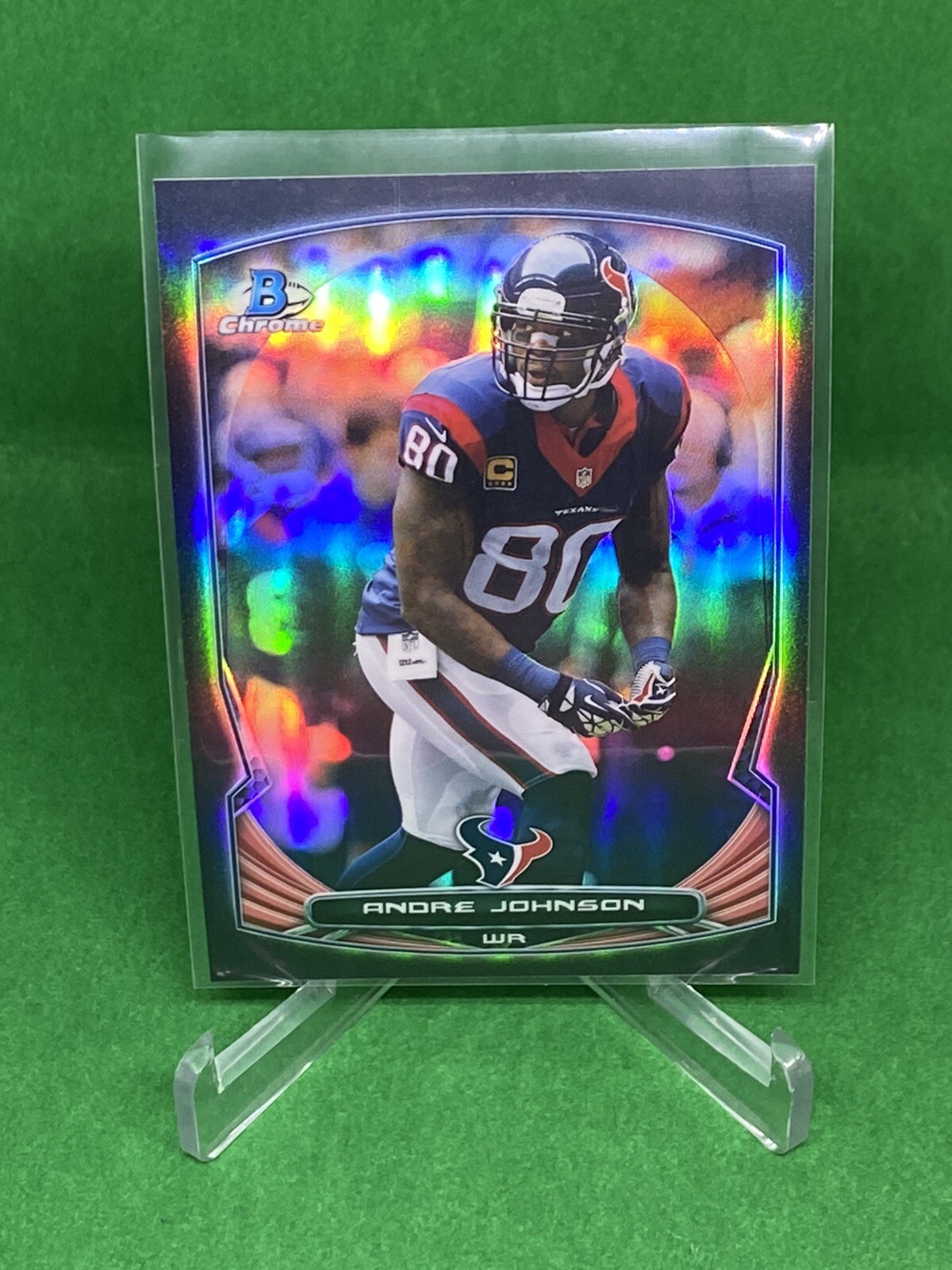 Andre Johnson 2014 Bowman Chrome #104 Black Refractor /299 HOF Houston Texans