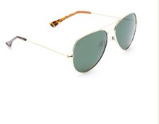 Aviator Sunglasses light weight Gold Frame shades polarized TAC lenses Tortoise