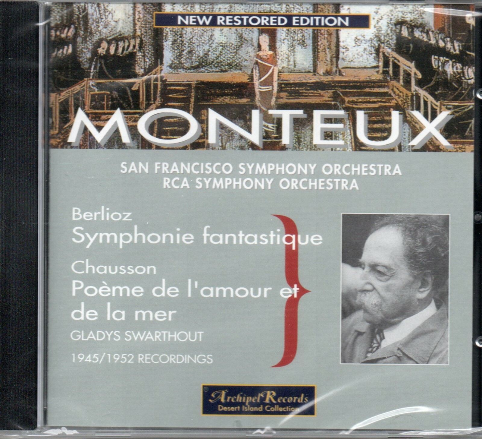 BERLIOZ - SYMPHONIE FANTASTIQUE - CHAUSSON - MONTEUX - RECORDINGS 1945/1952