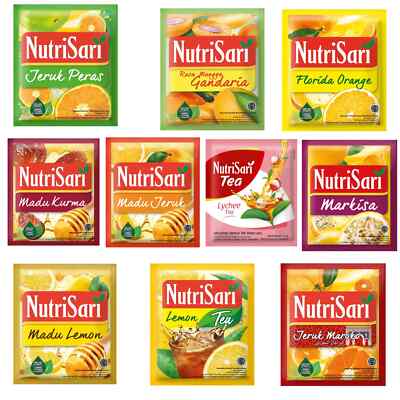 40 Sachets NUTRISARI Vitamin Instant Drink Powder - 18 Flavors To Choose From