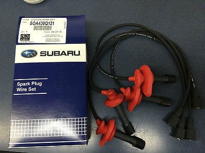 #ad 1997 1998 Forester Legacy Outback OEM Subaru Spark Plug Wire Set SOA430Q121 $61.28
