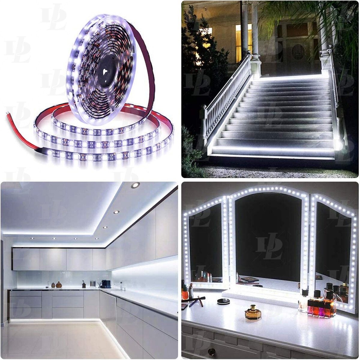 For Dometic 9100 Series 12V 16FT RV Awning Party Bright White Led Light