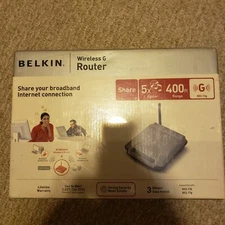 Belkin Wireless G Router ver 6002 Factory Sealed, P57612-D, New