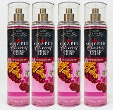 4 Bath  Body Works SUGARED CHERRY CRISP Fine Fragrance Mist Body Spray 8 oz