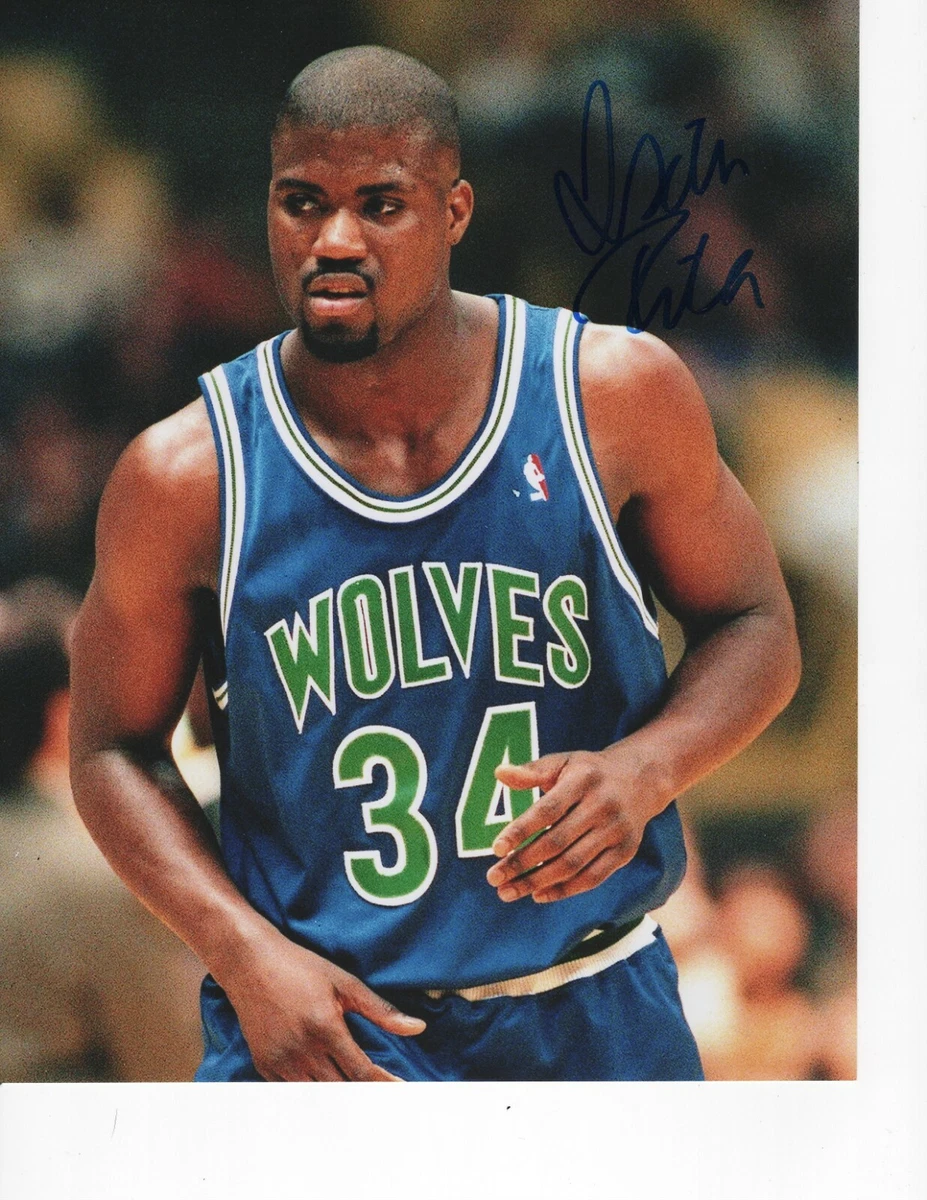 MINNESOTA TIMBERWOLVES ISAIAH RIDER SIGNED 8X10