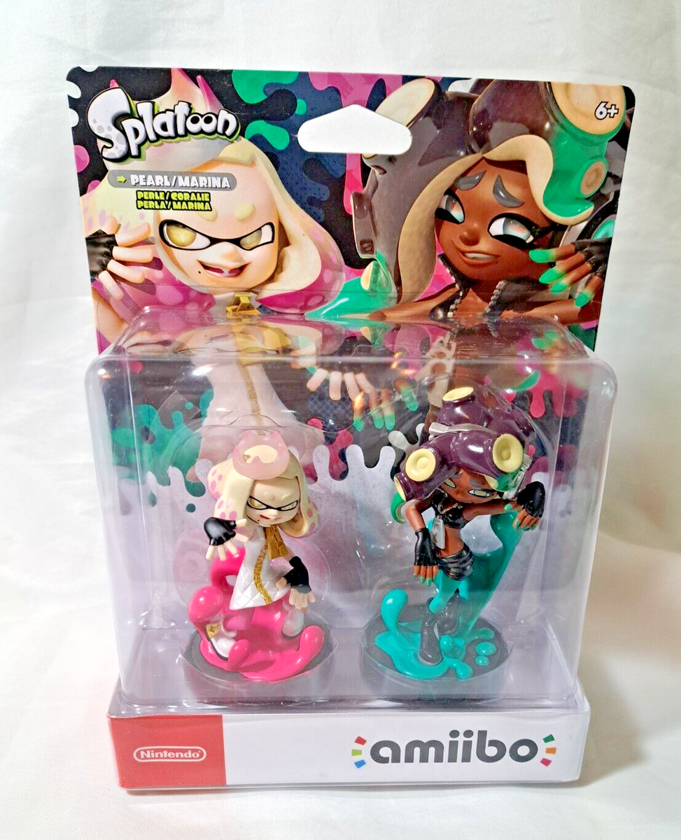 Nintendo Amiibo Splatoon Pearl Marina 2-pack Sealed