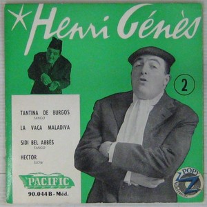 Henri Genes 45 Tours Tantina De Burgos 1957 Ebay