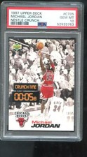 1997-98 Upper Deck Nestle Crunch Time CT05 Michael Jordan PSA 10 Graded Card NBA