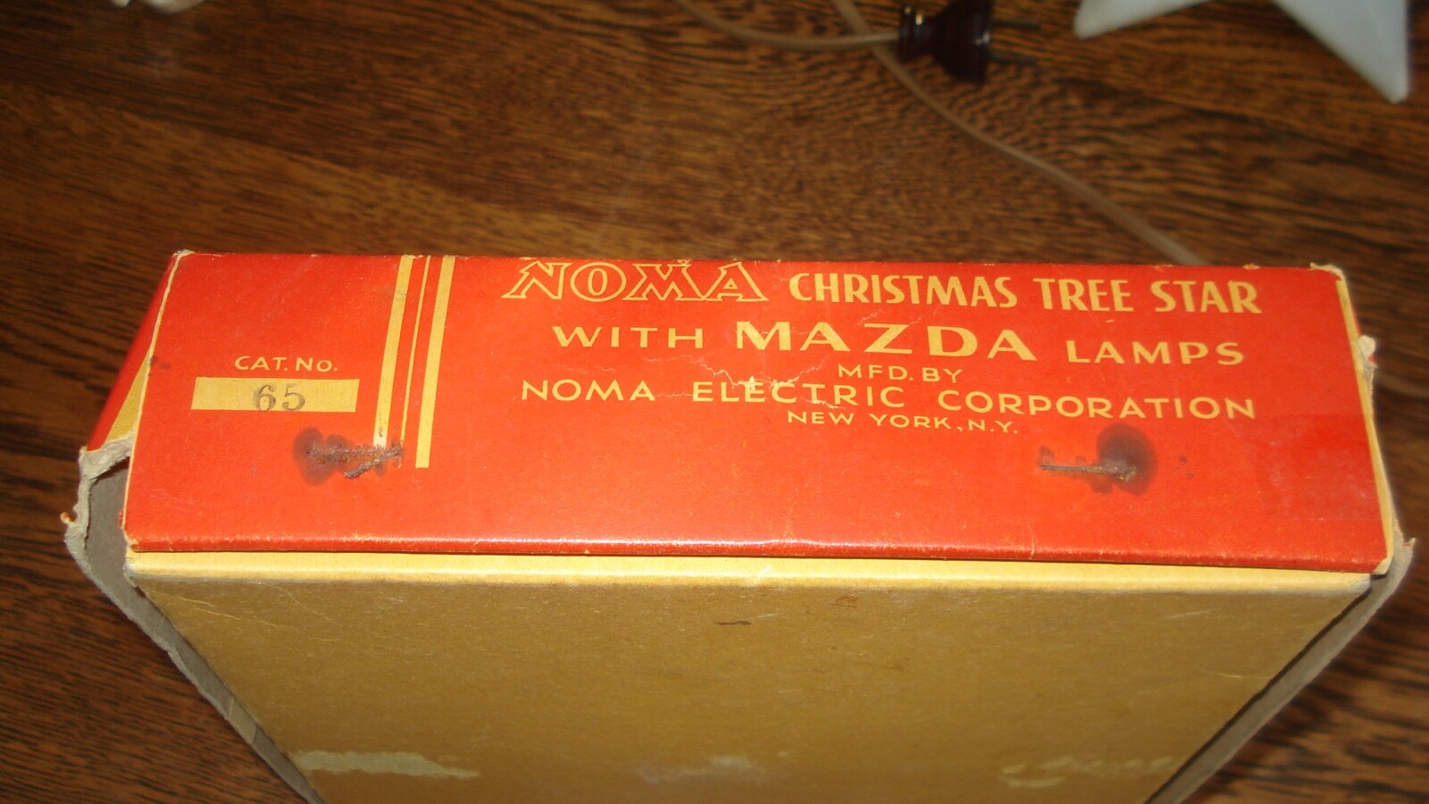 VINTAGE working NOMA PLASTIC WHITE CHRISTMAS TREE STAR TOPPER eBay