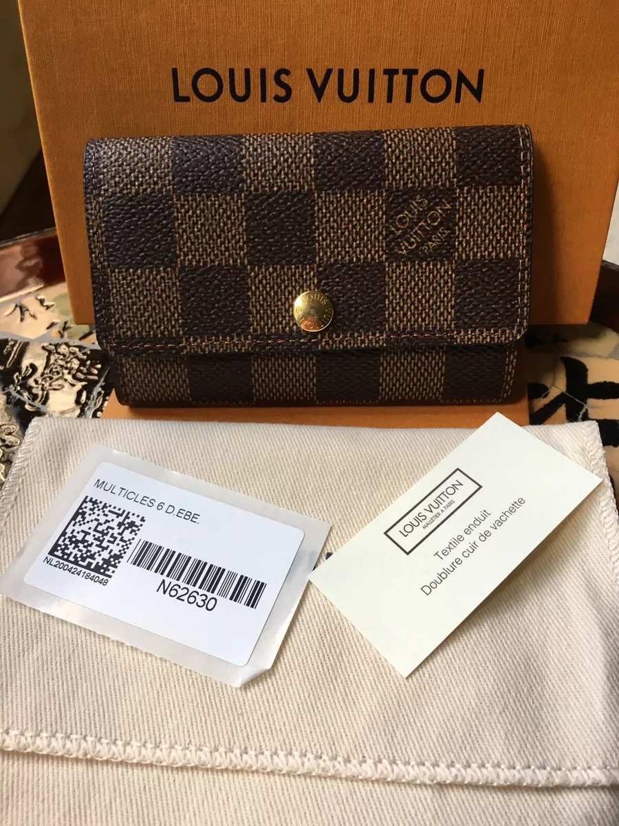 Louis Vuitton Key Pouch Brown Damier Ebene