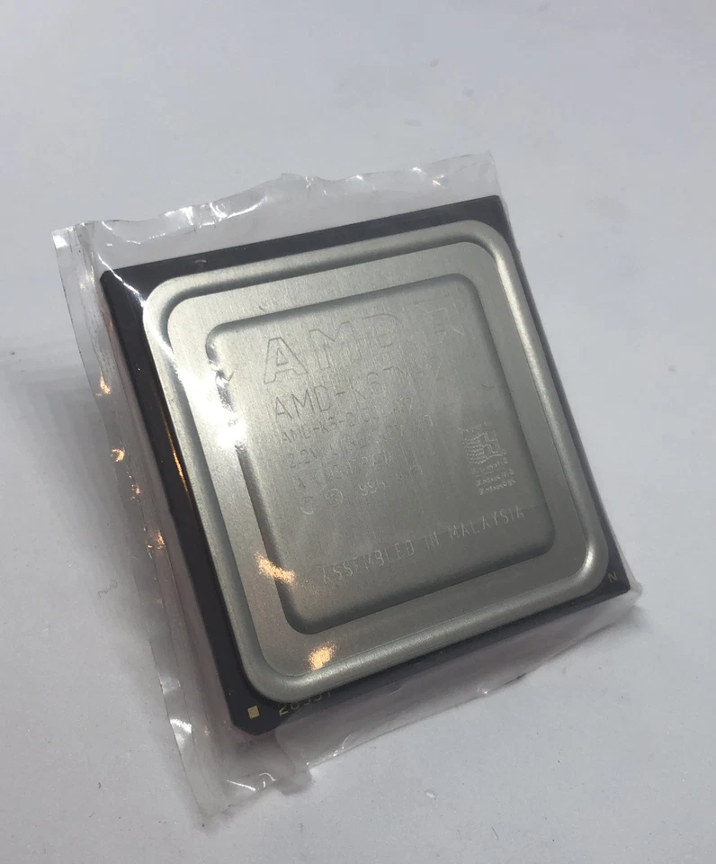 AMD 500mhz AMD-K6-2 500AFX CPU Super Socket 7 2.2v core 3.3v K6-II Vintage 1998 - Image 4 of 4