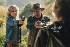 DAYTON CALLIE signed autograph 20x30cm THE WALKING DEAD in person autograph COA