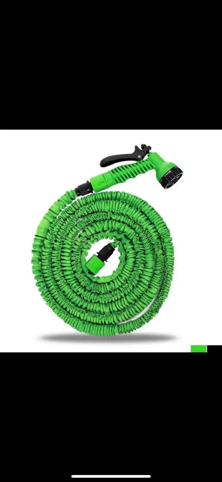 Tuyau d'arrosage extensible 15m bleu avec pistolet de pulvérisation réglable 7 jets