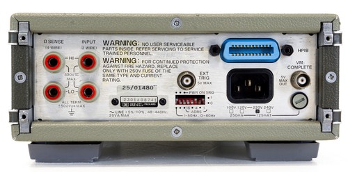 HP Agilent Keysight 3478A DMM Digital Multimeter 5.5 digit GPIB Calibrated - Picture 3 of 5