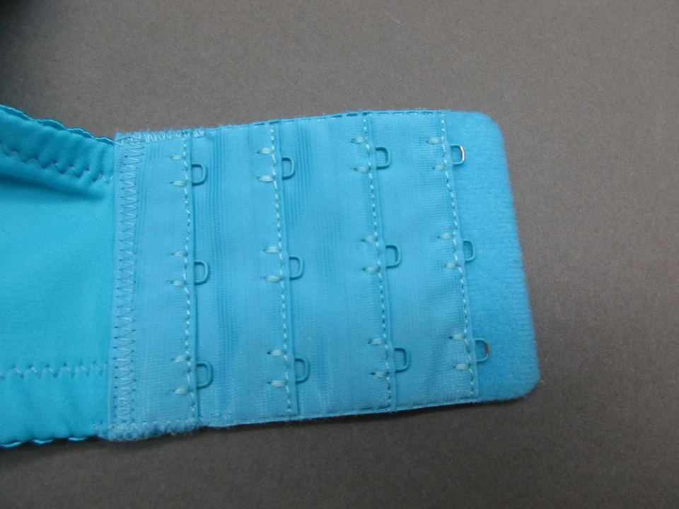 38D LEADING SEÑORA AZUL ACOLCHADO CON AROS CIERRE TRASERO DEMI BRA 4B Foto 2 de 4