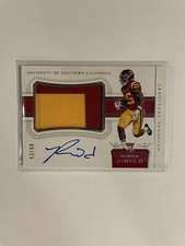 2018 Panini National Treasures Collegiate Ronald Jones Patch RPA Auto /99 #112