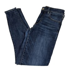 American Eagle Women’s Jeans 2 Hi Rise Jegging Dark Wash Blue Stretch #0984