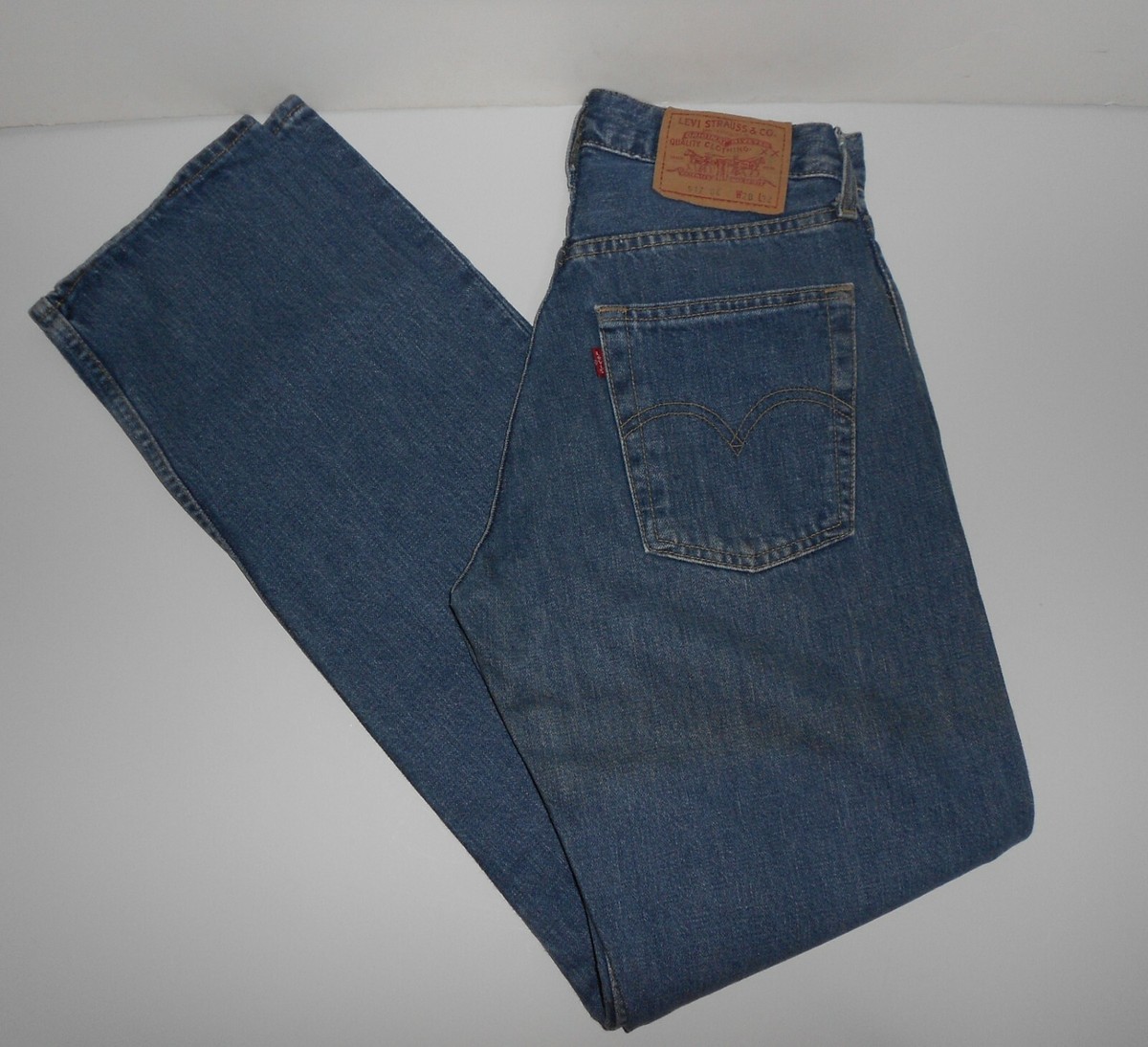 VINTAGE NOS LEVI'S 517 Button Fly Denim Jeans W28 L32 SPAIN 1990's