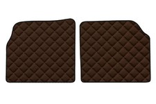 AUTOS Kunstleder Fußmatten - rückseite für PEUGEOT 306 03.94-04.02 Cabrio BRAUN