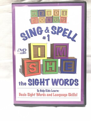 Sing & Spell The Sight Words Vol 1 DVD 2004 Heidi Songs Language