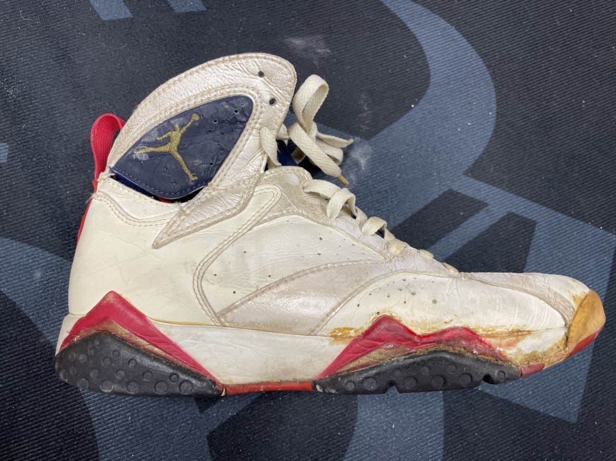 Nike Air Jordan 7 White x Silver 1992 Olympic Original US10