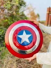 Captain America Damage Shield Steve Rogers Shield Metal Prop Replica Avengers