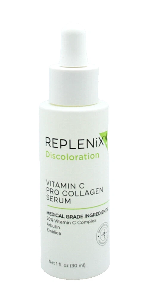 Replenix Vitamin C Pro Collagen Brightening Serum 1 fl oz/ 30ml *New