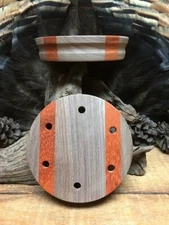 1 - EASY GRIP  Profiled  Walnut / Padauk    Turkey  Call Pot  No Tools Needed