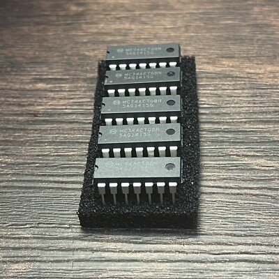 Lot De 5 Circuits Intégrés DM74ALS652NT - 24 Broches DIP - Neufs Pour Réparation Ou électronique