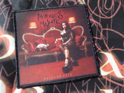 Motionless in White Patch Aufnaher Kutte Emo Core Ice Nine Kills *