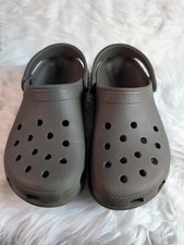 Crocs Unisex Adult Classic Clogs Men's 8 Women's 10 Chocolate.