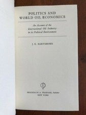 Politics and World Oil Economics: An Account of International Oil Industry, 1962
