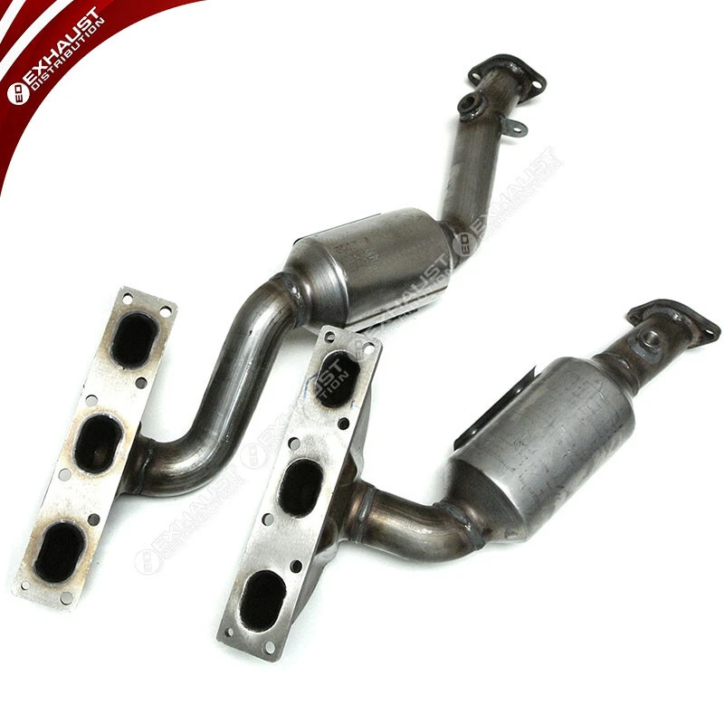 BMW Z4 Manifold Catalytic Converters 2003-2005 Front and Rear 2 Pieces - Image 3 of 4