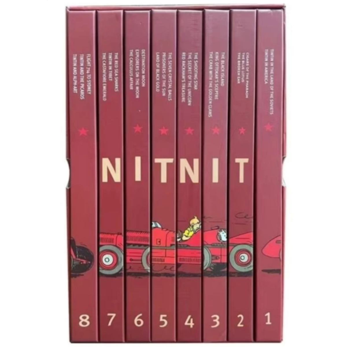 THE ADVENTURES OF TINTIN 全8巻セット Adventures of Tintin by HergÃ©: Compact Edition – American Bookworm